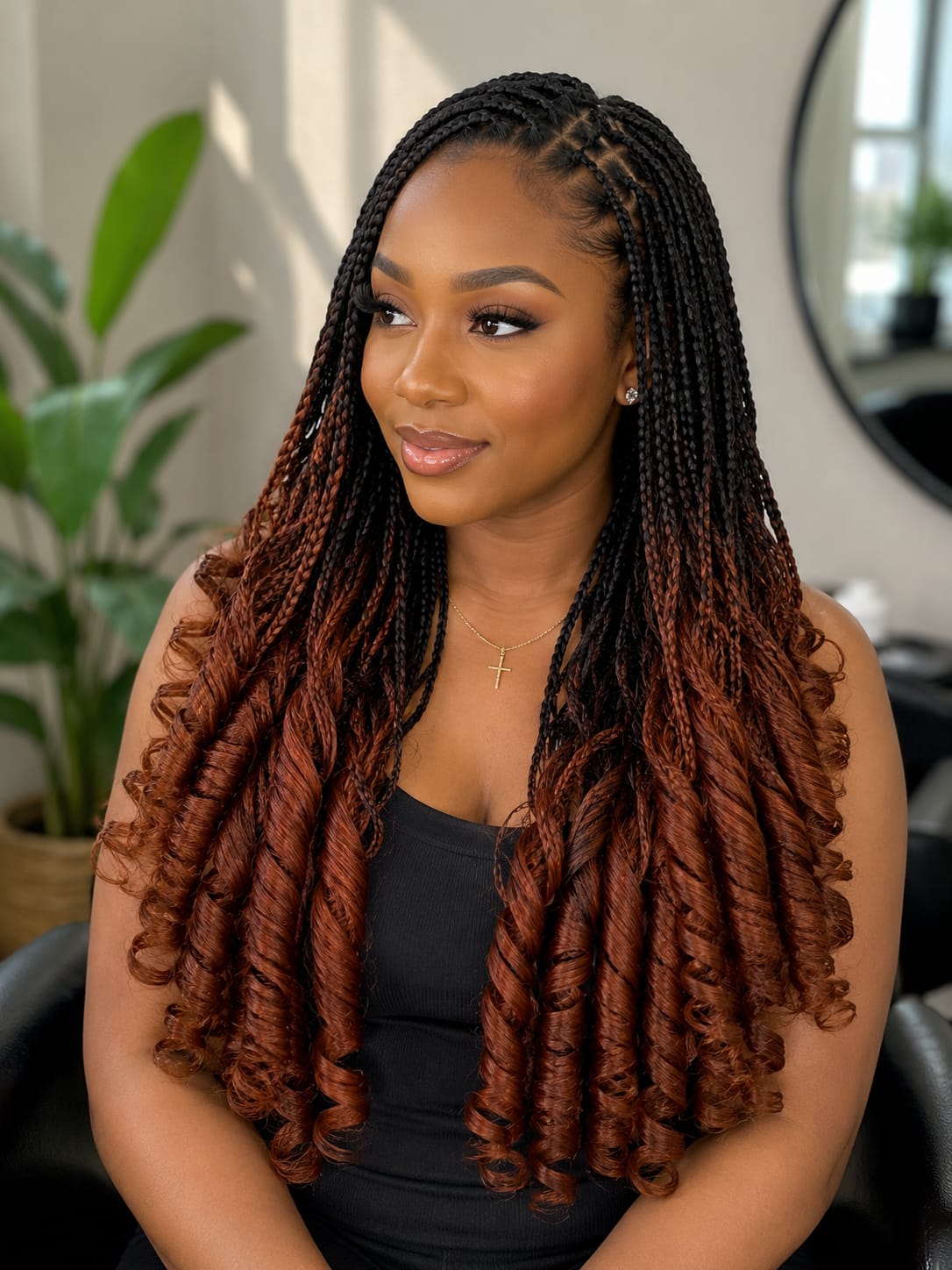 Mèches à tresses Soft Spiral French Curl 20”