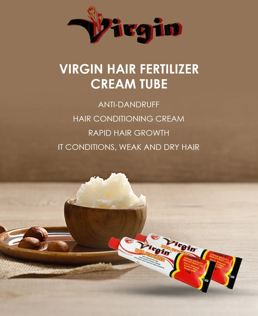 Virgin Hair Fertilizer Cream Tube 125g