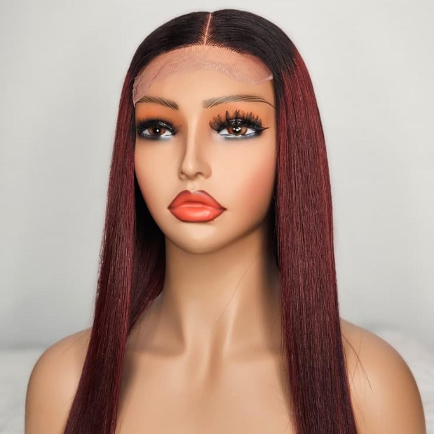 Bellar Hair Sienna Signature curly auburn wig, Rockland Beauty Supply