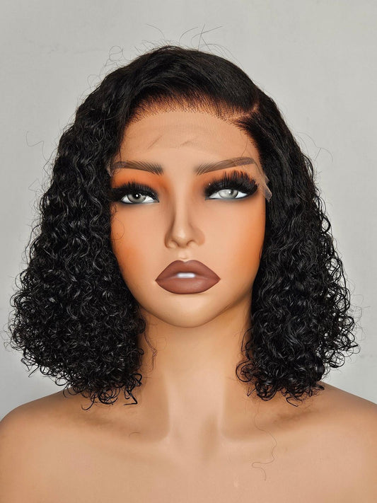 Bellar Hair Petite — 10" Pixie Curl Wig | 5x5 HD Closure | Natural Black