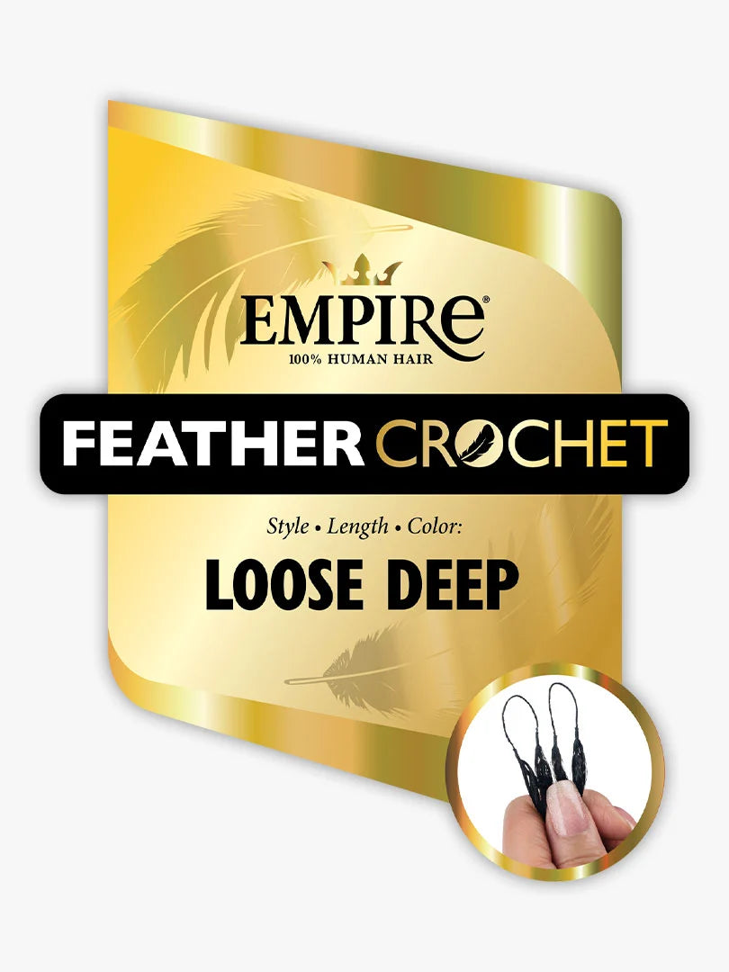 Sensationnel HH Feather Crochet Loose Deep 14" Empire