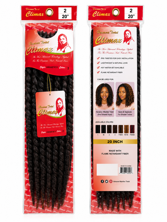 CLIMAX Havana Mambo Twist Braid - 20 pouces