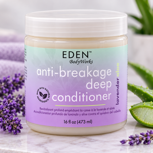 EDEN BodyWorks Lavender Aloe Anti-Breakage Deep Conditioner – 16 oz (473 mL)