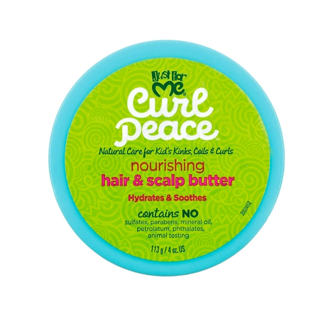 Just For Me Curl Peace Beurre Nourrissant Cheveux & Cuir Chevelu – 113 g (4 oz)