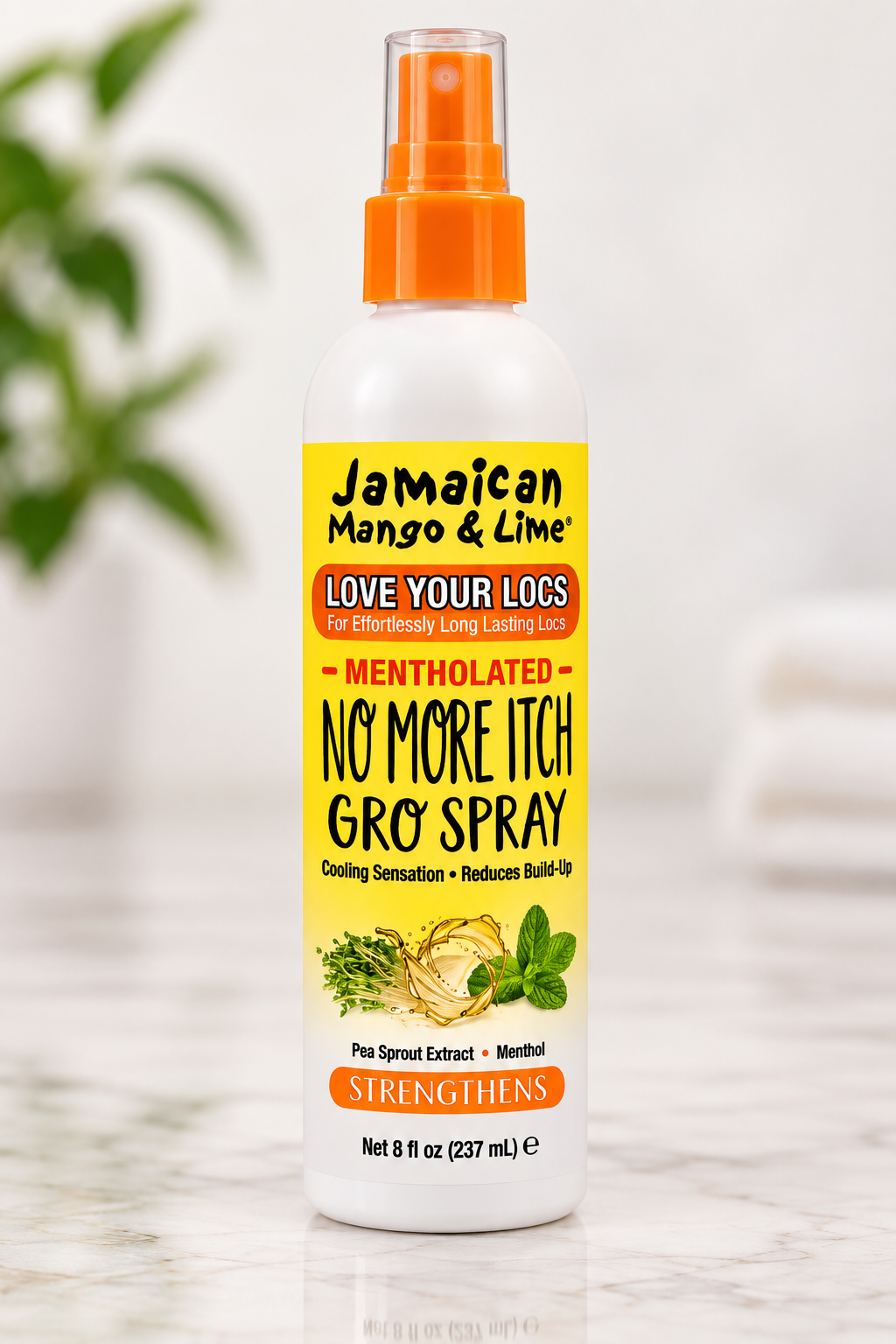 Jamaican Mango & Lime Mentholated No More Itch Gro Spray – 8 oz