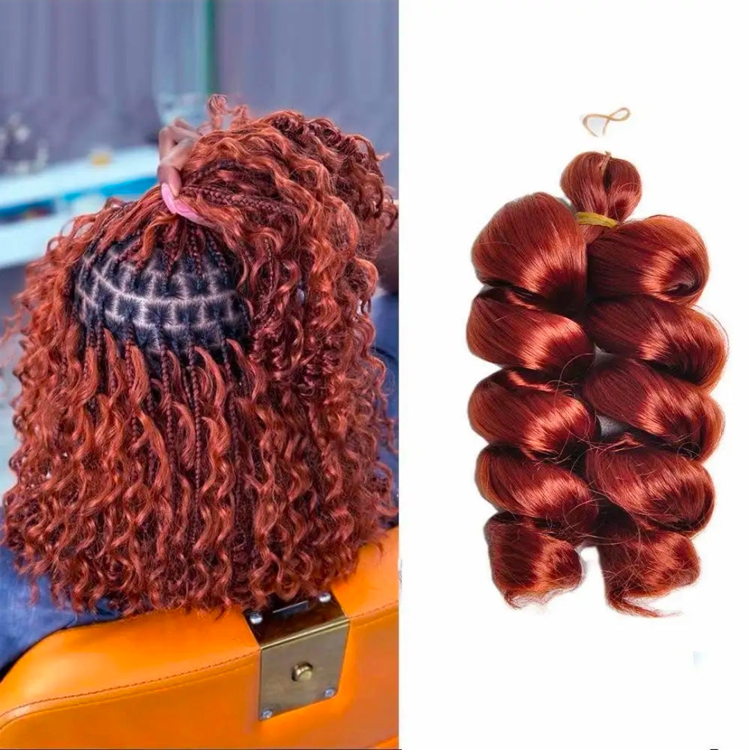 Silky Italian Curl Double Tone braiding hair