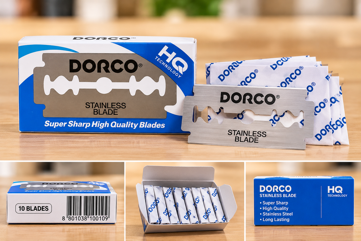 Dorco high quality stainless steel razor blades 