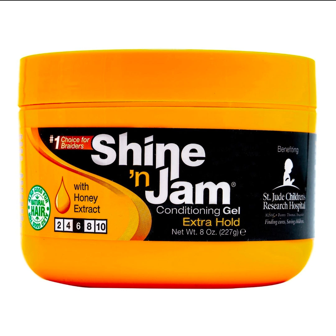AMPRO Shine 'n Jam Gel coiffant revitalisant extra fort (227g)