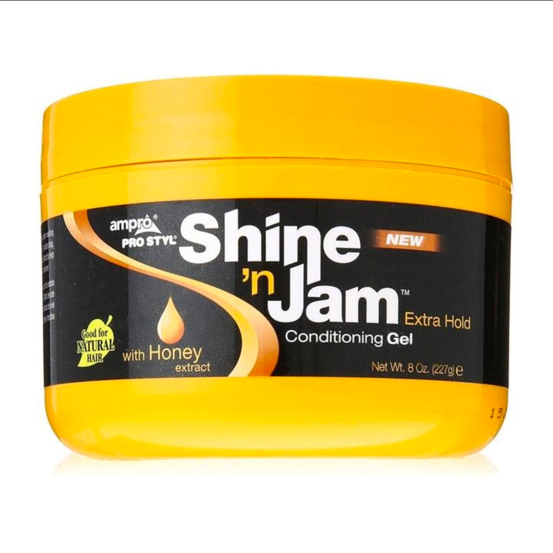 AMPRO Shine 'n Jam Gel coiffant revitalisant extra fort (227g)
