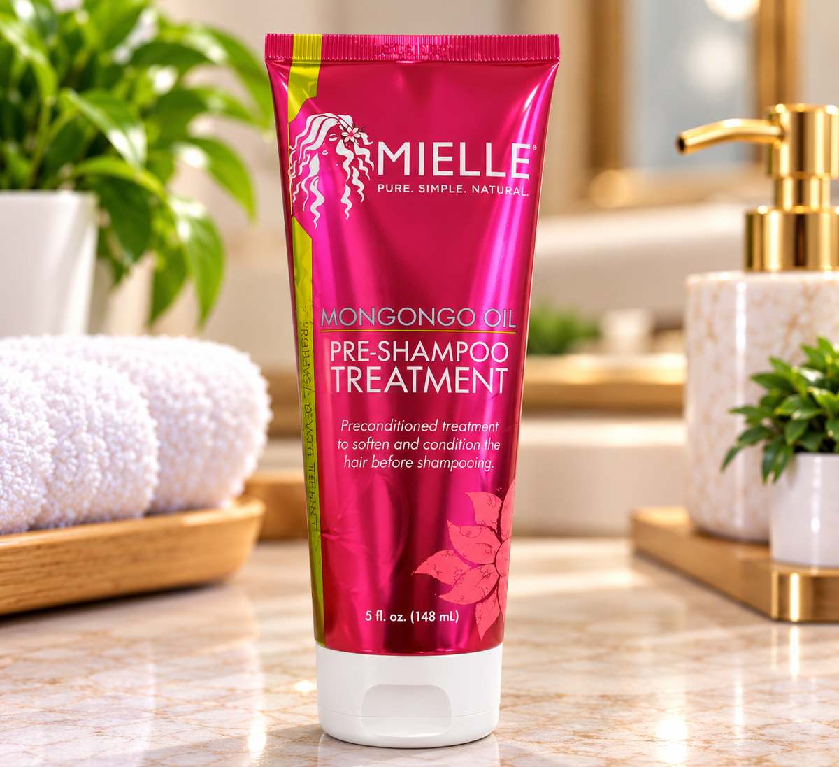 MIELLE Mongongo Oil Pre-Shampoo Treatment 148ml