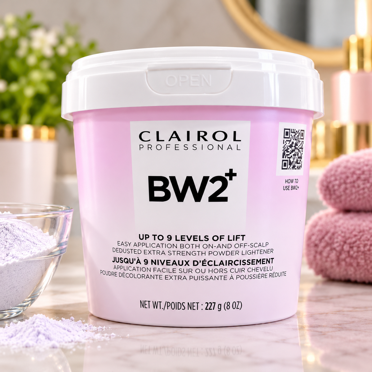 CLAIROL BW2+ Dedusted Extra starkes Blondierpulver - 8oz