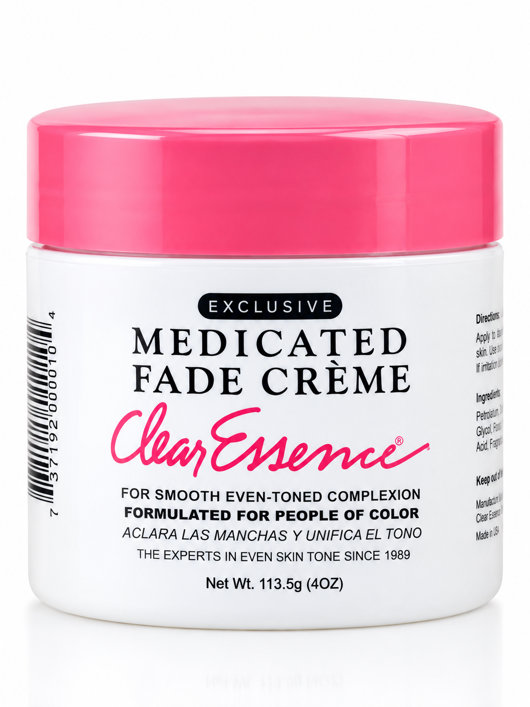 Clear Essence Exclusive Medicated Fade Creme – 4 oz