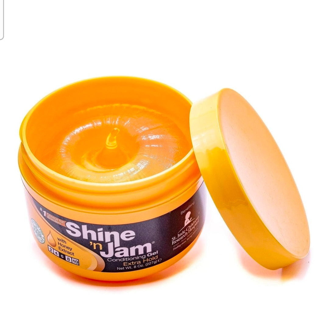AMPRO Shine 'n Jam Gel coiffant revitalisant extra fort (227g)