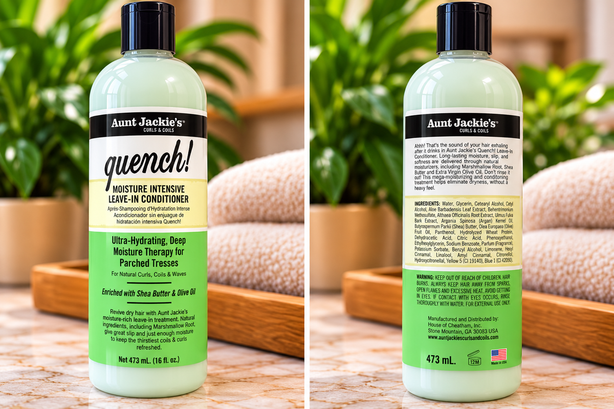 Aunt Jackie's Quench! Moisture Intensive Leave-In Conditioner – 16 oz (473 mL)