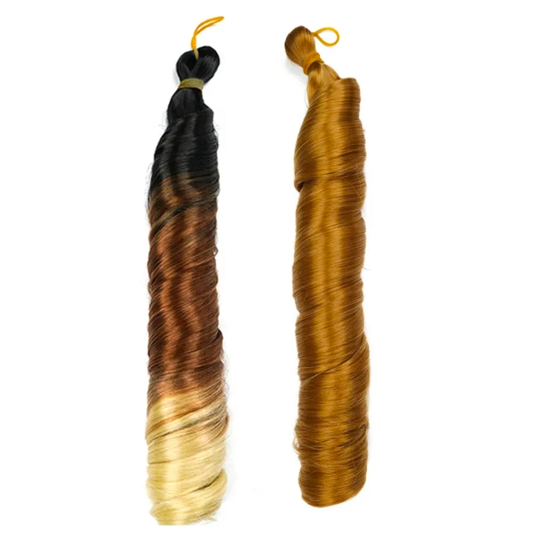 Silky French Curl 24 Inch Double Tone Braiding hair