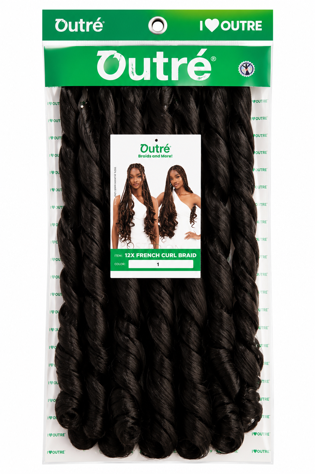 Tresse Outré 12X French Curl