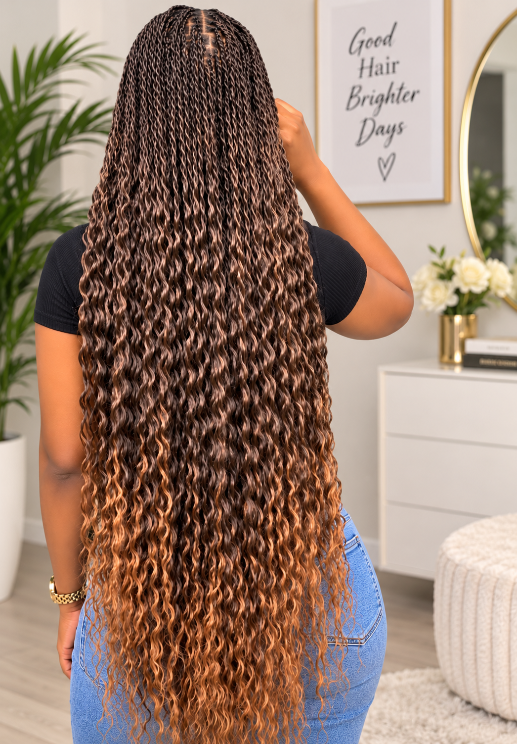 Silky Deep Wave Braiding hair  - 30''