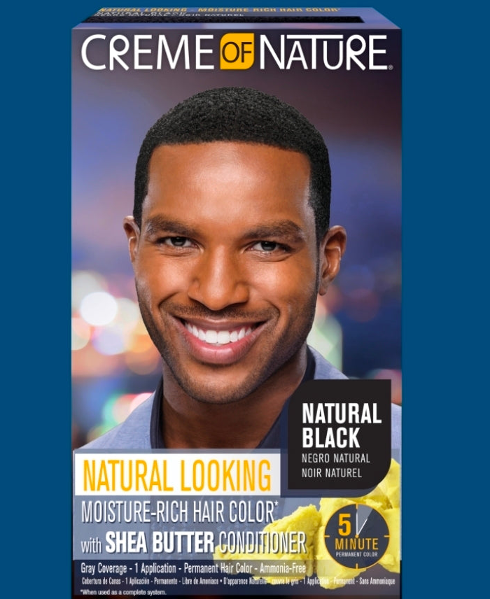 Creme of Nature Moisture Rich Liquid Hair Color for Men – 1 Natural Black