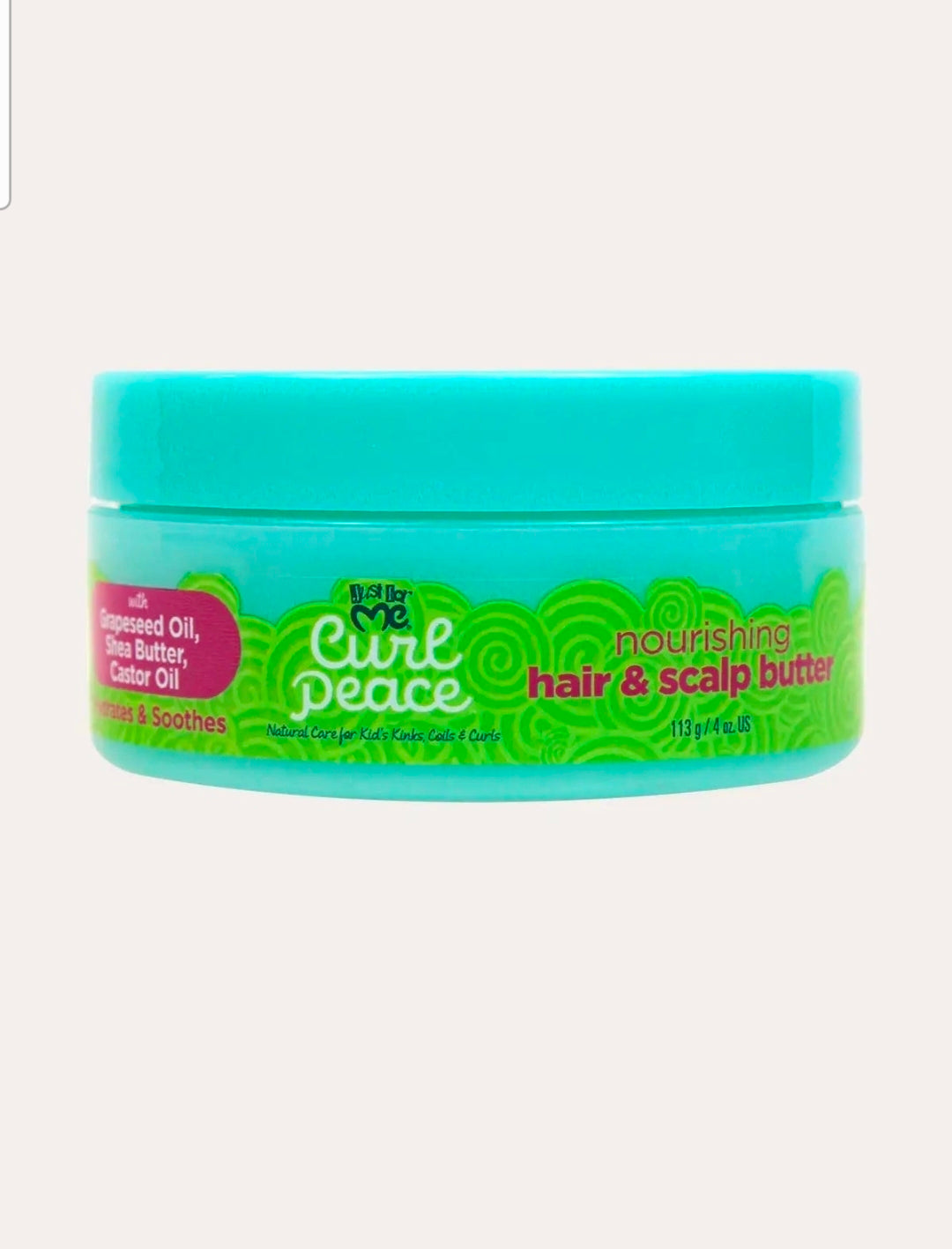 Just For Me Curl Peace Beurre Nourrissant Cheveux & Cuir Chevelu – 113 g (4 oz)