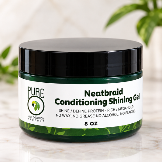 Pure O Natural Neatbraid Conditioning Shining Gel – 8 oz